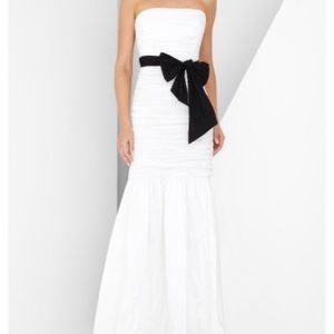 BCBG Maxazria Ruched Strapless Prom Dress/Gown